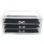 Acrylic Makeup Organizer High Quality 3 Drawer Storage Case Box Holder Cosmetics