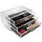 Acrylic Makeup Organizer High Quality 3 Drawer Storage Case Box Holder Cosmetics