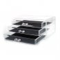 Acrylic Makeup Organizer High Quality 3 Drawer Storage Case Box Holder Cosmetics