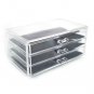 Acrylic Makeup Organizer High Quality 3 Drawer Storage Case Box Holder Cosmetics