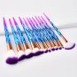 12pcs Loose Powder Foundation Blending Blush Eye Shadow Makeup Brushes Set S1