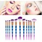 12pcs Loose Powder Foundation Blending Blush Eye Shadow Makeup Brushes Set S1