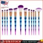 12pcs Loose Powder Foundation Blending Blush Eye Shadow Makeup Brushes Set S1