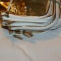 Lot 10 New Clear - Rose Gold Zip Close Make Up Bags