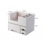 Makeup Organizer Storage Dustproof Drawer Cosmetic for Jewelry & Cosmetics-Whit