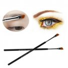 2Pcs Eyebrow Inclined Flat Angled Brush Eyeliner Eyeshadow Eye Brow Makeup