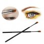2Pcs Eyebrow Inclined Flat Angled Brush Eyeliner Eyeshadow Eye Brow Makeup