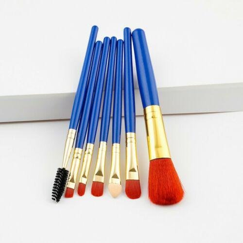 7Pcs Makeup Brushes Kit Concealer Eyebrow Lip Powder Brush Eye Shadow Makeup Set