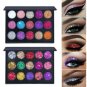 15 Colors Highlight Sequins Long Lasting Eyeshadow Palette Make Up GCOM