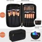 Professional Cosmetic Case Makeup Brush Organizer Makeup Artist Case with Belt S