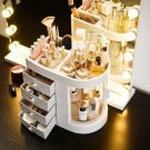 Protable Waterproof Makeup Organizer Drawer Case Desktop Cosmetic Storage Box US