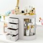Protable Waterproof Makeup Organizer Drawer Case Desktop Cosmetic Storage Box US