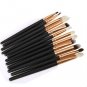 12pcs Professional Eye Makeup Brushes Set Eyeshadow Eyeliner Tool (Black)