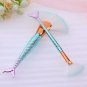 1pc Soft Gradient Makeup Fan Brush Powder Blush Foundation Cosmetic Tools FL