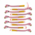 Makeup Brusher Sets Citicolor 10 PCS Flamingo Shape Design Tool with Cosmetic Ba