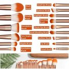 HOT Set brochas Maquillaje profesional de madera Eyeshadow cosmetico 15pcs