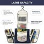 Extra Large Hanging Toiletry Bag for Women and Men, Travel Toiletries Blue