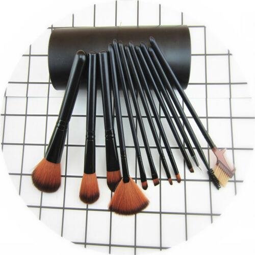 12pcs/Set Professional Makeup Brushes Travel Face Eyes Cosmetic Beauty Pens S1