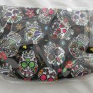 Sugar Skull Cosmetic Bag Brand New 8 1/2" x 5 1/2"