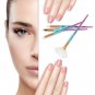 4pcs/Set Diamond Plastic Handle Face Eye Shadow Makeup Brushes (Lake Blue)