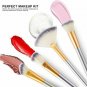 Makeup Premium Cosmetic Brush Set 24 pcs Travel Makeup bag Included Champagne