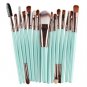 15Pcs Cosmetic Makeup Brush Foundation Eyeshadow Eyebrow Lip Make Up Tool Set