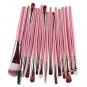 15Pcs Cosmetic Makeup Brush Foundation Eyeshadow Eyebrow Lip Make Up Tool Set