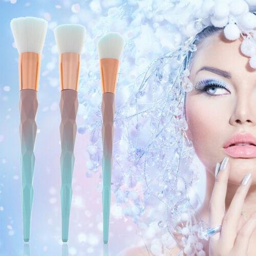 3pcs Diamond Pink Gradient Green Makeup Brush