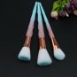 3pcs Diamond Pink Gradient Green Makeup Brush