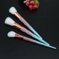 3pcs Diamond Pink Gradient Green Makeup Brush