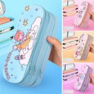 Large Capacity Pen Pencil Case Bag Makeup Organizer School Stationery Bags Box