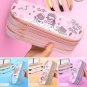 Large Capacity Pen Pencil Case Bag Makeup Organizer School Stationery Bags Box