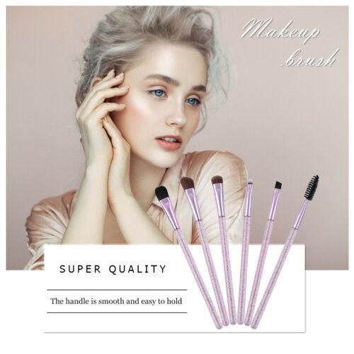 6pcs/Set Pro Crystal Makeup Brush Eyebrow Shadow Powder Face Cosmetic Pens  S1
