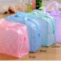 1-5Pcs Clear Makeup Bag Set Travel Cosmetic Transparent PVC Toiletry Bags Pouch