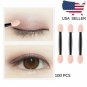 100Pc Dual Sided Eye shadow Makeup Sponge Stick Applicator Brush Tool Disposable