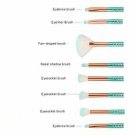 10 Pcs Mermaid Makeup Brush Set Professional Eye Makeup Brush