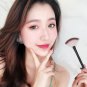 Fan Shape Face Makeup Brush Foundation Base Cheek Blush Powder Pen (Brown) S1