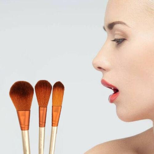 12PCSMakeup Brushes Cosmetics Brush Set Foundation Blending Blush Eyeliner Face