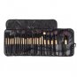 32pcs Nylon Wool Makeup Kit Bristle Wooden Handle Professional Cosmetic Brush