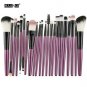 22Pack Makeup Brushes Powder Eyeshadow Face Lip Brush Kit Make Up Tool Portable