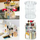 Clear Acrylic 360 Degree Rotating Makeup Organizer Cosmetic Storage Display Rack