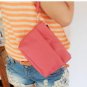 Candy Color Cosmetic Case Makeup Bag Purse Organizer Pouch with Hand Strap Cute