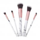 5pcs Marble Texture Eye Shadow Blush Powder Foundation Makeup Brushes Set S1