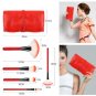 22Pcs Makeup Brushes Kits Cosmetic Eyebrows Face Lip Pencil Blending Brush & Bag