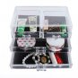 Clear Acrylic Display Makeup Cosmetic Jewelry Box Organizer Durable Storage