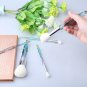 Jessup Makeup Brush Set Travel Set 5PC Face Powder Blush Foundation Cosmetic Kit