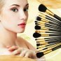 15pcs Makeup Brushes Set Powder Foundation Eye shadow Eyeliner Lip Brush FL