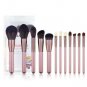 Pro Makeup Brush Cosmetic Crystal Eyeshadow Face Lip Brush Blue Brush purple