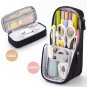 Folding Double Layer Pencil Pouch  Big Capacity Multifunctiona