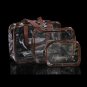 3 pcs Clear Transparent Bag Toiletry Waterproof Cosmetic organizer Beach Travel